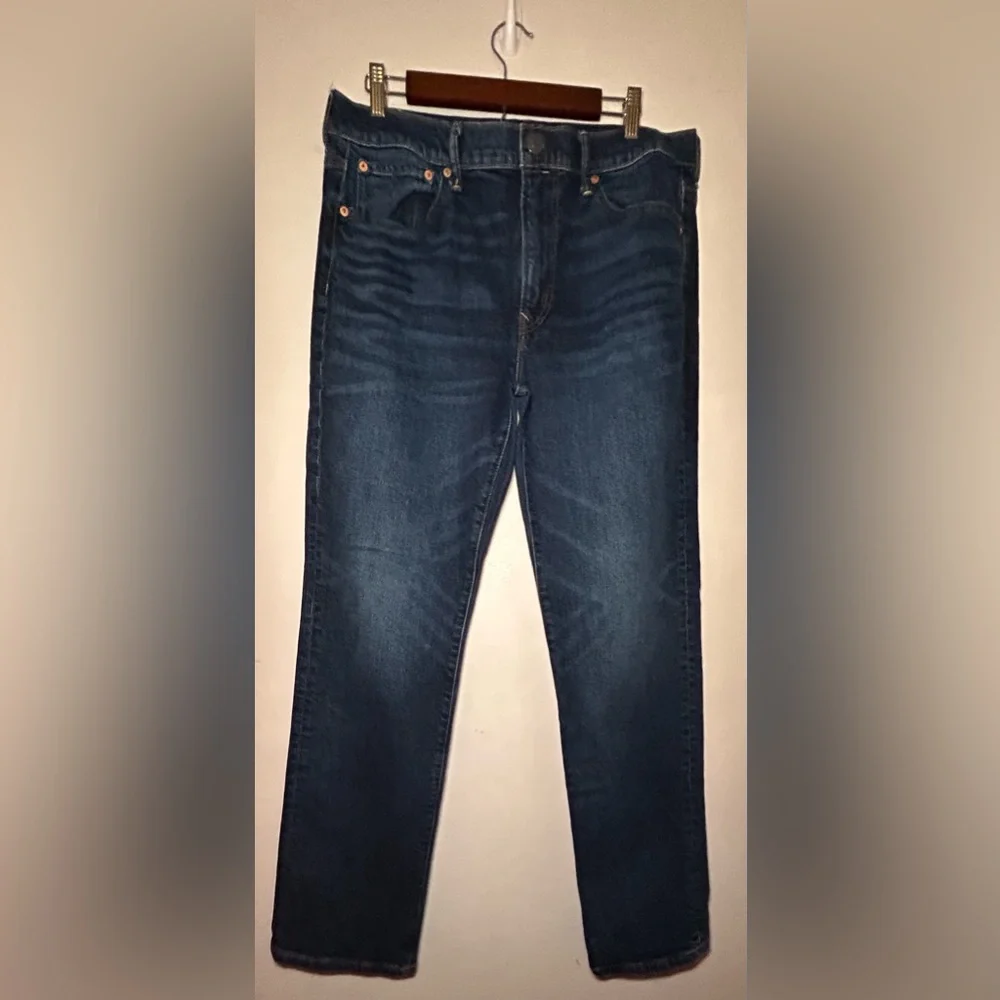 American Eagle Outfitters Dark Blue Straight Jeans